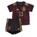 Germany Thomas Muller #13 Replica Away Stadium Kit for Kids World Cup 2022 Short Sleeve (+ pants)